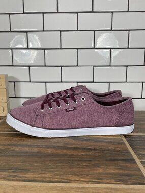 Vans Rown Shoes Womens Size 11 Burgundy UltraCush Low Top Casual Sneaker